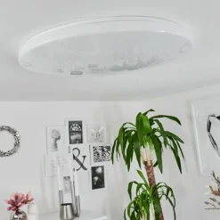 Plafonnier Sweet LED Blanc, 1 lumière, Télécommandes