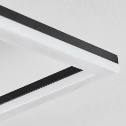 Plafonnier Taleta LED Noir, 1 lumière, Télécommandes