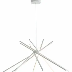 Luce Design Éclairage Led|Plafonnier Teles LED Blanc, 8 lumières