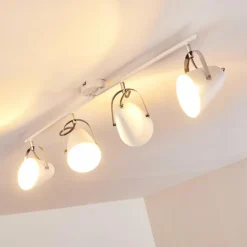 hofstein Spots Et Projecteurs|Plafonnier Tihila Blanc, 4 lumières