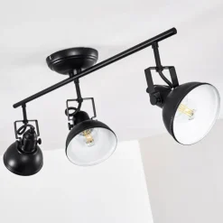hofstein Spots Et Projecteurs|Plafonnier Tina Noir, 3 lumières