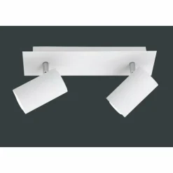 Luminaires Trio Spots Et Projecteurs|Plafonnier Trio 8024 Blanc, 2 lumières