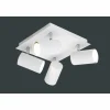 Luminaires Trio Spots Et Projecteurs|Plafonnier Trio 8024 Blanc, 4 lumières