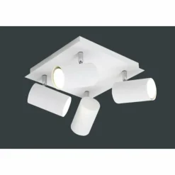 Luminaires Trio Spots Et Projecteurs|Plafonnier Trio 8024 Blanc, 4 lumières
