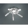 Luminaires Trio Éclairage Led|Plafonnier Trio 2824 LED Chrome, 5 lumières