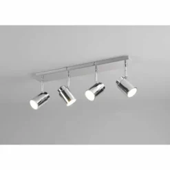 Luminaires Trio Spots Et Projecteurs|Plafonnier Trio Angelo Chrome, 4 lumières