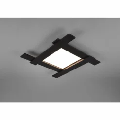 Luminaires Trio Éclairage Led|Plafonnier Trio Belfast LED Noir, 5 lumières