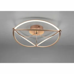 Luminaires Trio Éclairage Led|Plafonnier Trio Charivari LED Laiton, 1 lumière