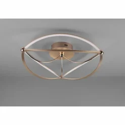 Luminaires Trio Éclairage Led|Plafonnier Trio Charivari LED Laiton, 1 lumière