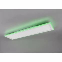 Luminaires Trio Éclairage Led|Plafonnier Trio Columbia LED Blanc, 1 lumière, Télécommandes, Changeur de couleurs