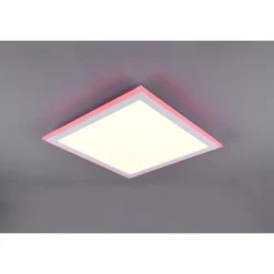 Luminaires Trio Éclairage Led|Plafonnier Trio Columbia LED Blanc, 1 lumière, Télécommandes, Changeur de couleurs