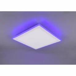 Luminaires Trio Éclairage Led|Plafonnier Trio Columbia LED Blanc, 1 lumière, Télécommandes, Changeur de couleurs