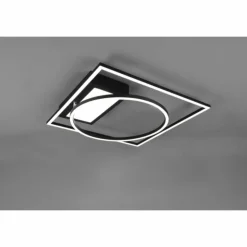 Luminaires Trio Éclairage Led|Plafonnier Trio Downey LED Noir, 1 lumière, Télécommandes