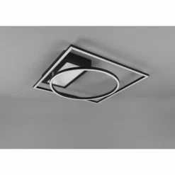 Luminaires Trio Éclairage Led|Plafonnier Trio Downey LED Noir, 1 lumière, Télécommandes