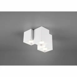Luminaires Trio Plafonniers|Plafonnier Trio Fernando Blanc, 3 lumières