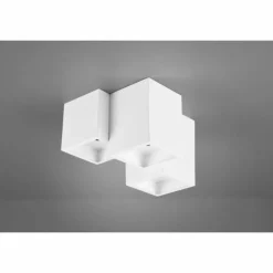 Luminaires Trio Plafonniers|Plafonnier Trio Fernando Blanc, 3 lumières