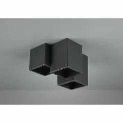 Luminaires Trio Plafonniers|Plafonnier Trio Fernando Noir, 3 lumières