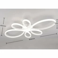 Luminaires Trio Éclairage Led|Plafonnier Trio FLY LED Blanc, 1 lumière