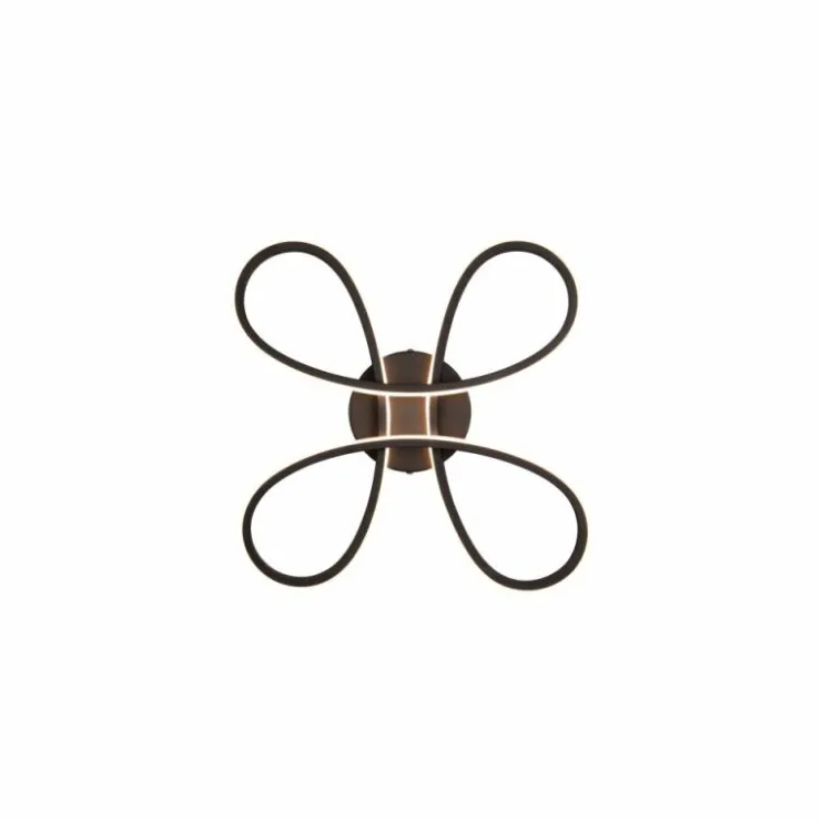 Luminaires Trio Éclairage Led|Plafonnier Trio FLY LED Noir, 1 lumière
