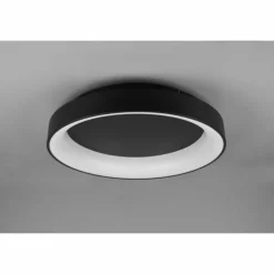 Luminaires Trio Éclairage Led|Plafonnier Trio Girona LED Noir, 1 lumière, Télécommandes