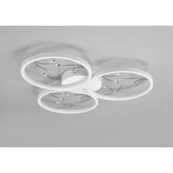 Luminaires Trio Éclairage Led|Plafonnier Trio Groovy LED Blanc, 1 lumière