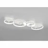 Luminaires Trio Éclairage Led|Plafonnier Trio Groovy LED Blanc, 1 lumière