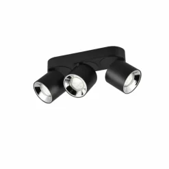 Luminaires Trio Spots Et Projecteurs|Plafonnier Trio GUAYANA Noir, 3 lumières