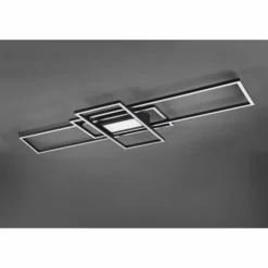 Luminaires Trio Éclairage Led|Plafonnier Trio Irvine LED Anthracite, 1 lumière, Télécommandes