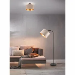 Luminaires Trio Plafonniers|Plafonnier Trio JULIETA Noir, 2 lumières