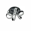 Luminaires Trio Éclairage Led|Plafonnier Trio Leuchten CARRERA LED Noir, 1 lumière