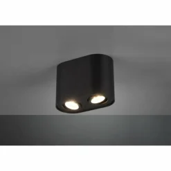 Luminaires Trio Plafonniers|Plafonnier Trio Leuchten COOKIE Noir, 2 lumières