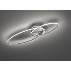 Luminaires Trio Éclairage Led|Plafonnier Trio Leuchten AVUS LED Nickel mat, 1 lumière
