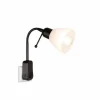 Luminaires Trio Spots Et Projecteurs|Plafonnier Trio LIGARA Noir, 1 lumière