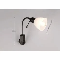 Luminaires Trio Spots Et Projecteurs|Plafonnier Trio LIGARA Noir, 1 lumière