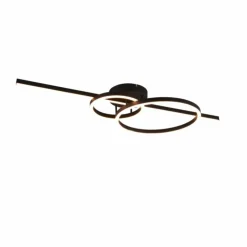 Luminaires Trio Éclairage Led|Plafonnier Trio MONTILLA LED Noir, 1 lumière, Télécommandes