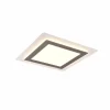 Luminaires Trio Éclairage Led|Plafonnier Trio MORGAN LED Nickel mat, 1 lumière, Télécommandes