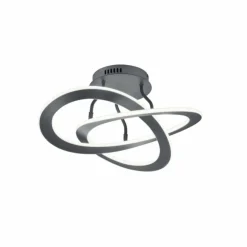 Luminaires Trio Éclairage Led|Plafonnier Trio OAKLAND LED Anthracite, 1 lumière
