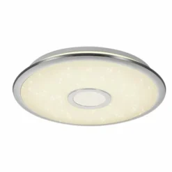 Luminaires Trio Éclairage Led|Plafonnier Trio OSAKA LED Chrome, 1 lumière, Télécommandes