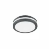 Plafonnier Trio Piave LED Anthracite, 1 lumière, Détecteur de mouvement