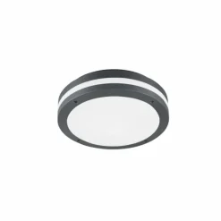 Plafonnier Trio Piave LED Anthracite, 1 lumière, Détecteur de mouvement
