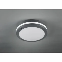 Plafonnier Trio Piave LED Anthracite, 1 lumière, Détecteur de mouvement