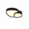Luminaires Trio Éclairage Led|Plafonnier Trio RISE LED Noir, 1 lumière, Télécommandes