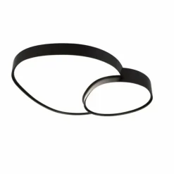 Luminaires Trio Éclairage Led|Plafonnier Trio RISE LED Noir, 1 lumière, Télécommandes