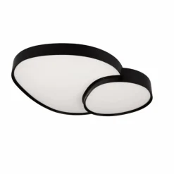 Luminaires Trio Éclairage Led|Plafonnier Trio RISE LED Noir, 1 lumière, Télécommandes