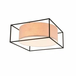 Luminaires Trio Plafonniers|Plafonnier Trio Ross Noir, 3 lumières