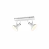 Luminaires Trio Spots Et Projecteurs|Plafonnier Trio Roxie Blanc, 2 lumières