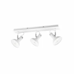 Luminaires Trio Spots Et Projecteurs|Plafonnier Trio Roxie Blanc, 3 lumières