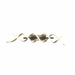 Luminaires Trio Éclairage Led|Plafonnier Trio Sequence LED Laiton, Noir, 1 lumière