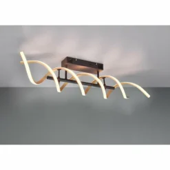 Luminaires Trio Éclairage Led|Plafonnier Trio Sequence LED Laiton, Noir, 1 lumière