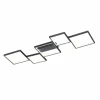 Luminaires Trio Éclairage Led|Plafonnier Trio Sorrento LED Noir, 1 lumière